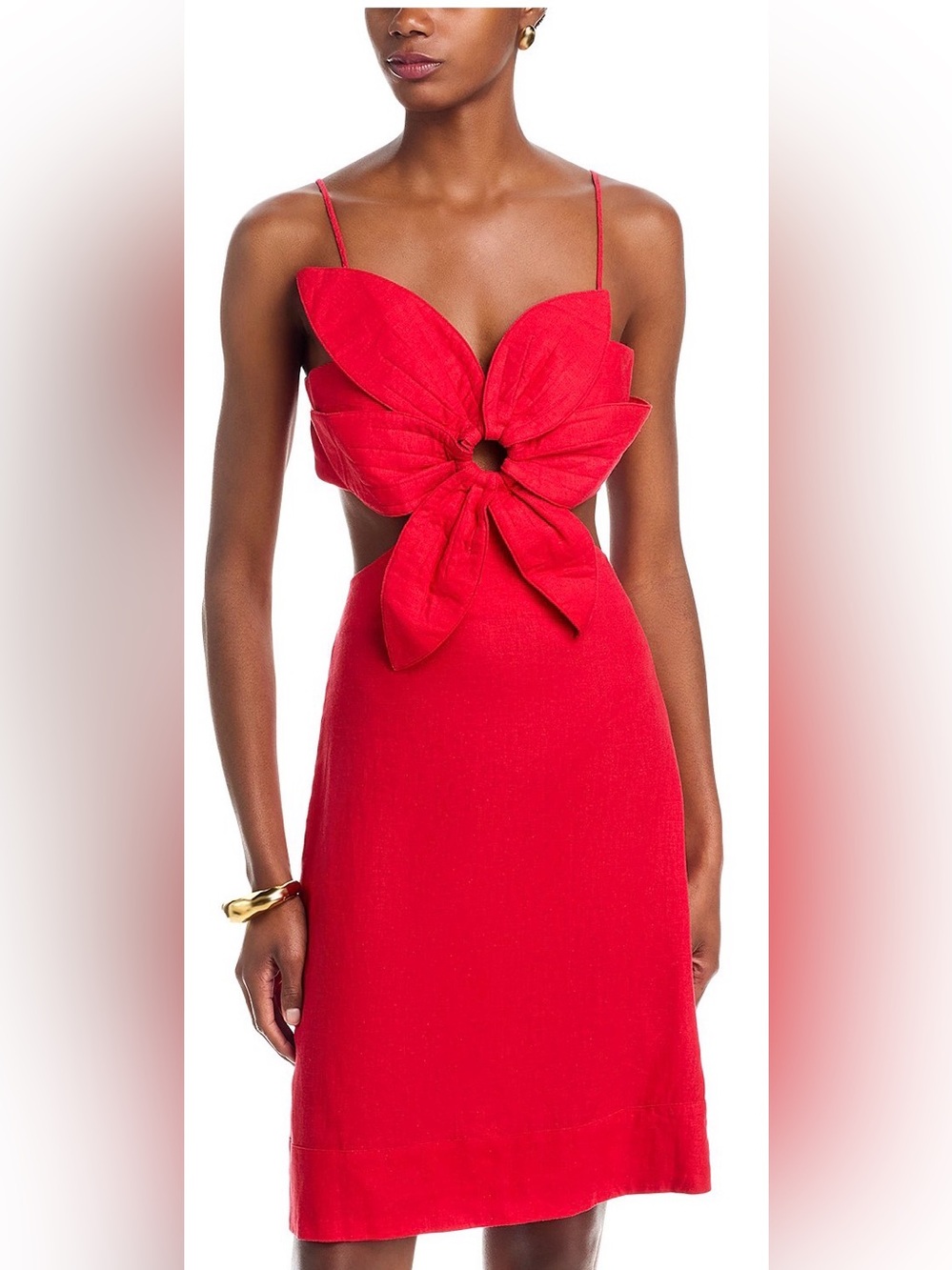 FARM Rio Red Flower Dress